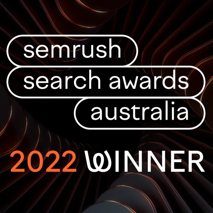 Semrush AU Search Awards Winner